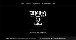 Desktop Screenshot of magik5tattoo.com